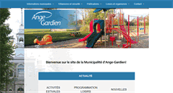 Desktop Screenshot of municipalite.ange-gardien.qc.ca